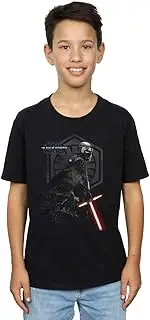[Absolute Cult] Star Wars The Rise Of Skywalker Kylo Ren Vader Remains Boys T-Shirt Black 5-6 Years