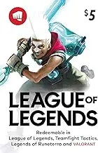 League of Legends AUD$5 Gift Card - (Also redeemable in VALORANT, Teamfight Tactics and Legends of Runeterra) - PC [Online Game Code]