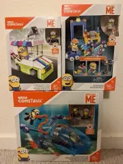 Mega Construx - Despicable Me - Set of 3 - New & Sealed