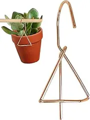Clay Planter Hook – Iron Rack for Outdoor Use, Clay Planter Hook | Rail Mounted Support Frame for Yard Pot Display, Metal Plant Fixture for Terrace, Porch Decoration, Entryway Accent