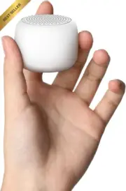 Mini White Noise Machine, 15 Non-Looping Sounds, Timer, Travel-Friendly