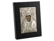 NEW Clarte Icon St Nicholas Silver 11x14cm