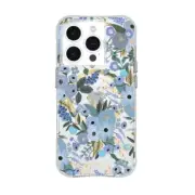 Case-Mate Rifle Paper Magnetic Case For iPhone 15 Pro - Garden Party Blue