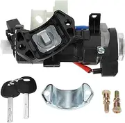 X AUTOHAUX No.81910-B2100 Ignition Lock Cylinder for Kia Soul 2014-2019 for Kia Soul EV 2015-2019 Ignition Switch Housing Assembly W/ 2 Keys Ignition Switch Cylinder Lock No.81450-34190 1 Set
