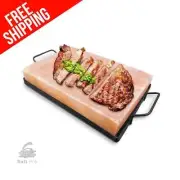 Exquisite Himalayan Pink Salt Cooking Block - 12x8x2 Natural Grilling FREE TRAY