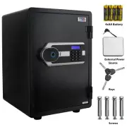 Fingerprint Access Fireproof, Waterproof Safe for Home Office Bedroom