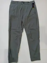 NWT Polo Ralph Lauren Performance Mens 33X32 Pants Stretch Waist Flat Front Gray