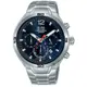 ALBA 雅柏 IG廣告款 型男計時錶-藍x44mm VD53-X353B(AT3G37X1)