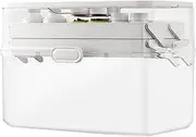 Large Medicine Organizer Box: Double Layer Transparent Storage Box With Handle, Portable Organizer For Home, Car, Travel | Multipurpose Container