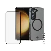 Impact Zero Case/Screen/Lens Protector w/ Applicator Bundle For Samsung GS24