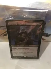 20 FOIL Basic Land & FOIL Piper of the Swarm MTG Throne of Eldraine Bundle Pack