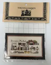Told In A Garden FARMERS MARKET Cross Stitch Pattern Chart