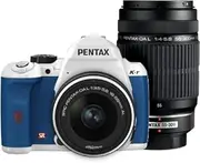PENTAX DSLR Camera K-r W Zoom Kit White/Blue 016 K-rWZK WH/BL016