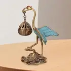 Hanging Incense Burner Cone Incense Holder Crane Censer for Dining Room Desk