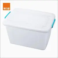 在飛比找momo購物網優惠-【特力屋】耐衝擊滑輪整理箱85L 8入 BQ-1900