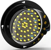 LED Traffic Signal Light, 24V 125mm Red/Green/Yellow Home Decoration Wall Lamp Waterproof IP68 Stop and Go Light for Holiday Party Decorations for Bars and Restaurants(Color:Yellow)