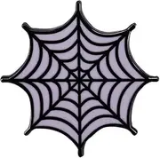 [Pinstant] Geometric Spider Web Geometry 1.2" Enamel Pin Badge, 1.2 Inches, Metal, metal