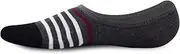 [Generic] Unisex Ultra Low Cut Striped Liner Socks Hidden Invisible For Flats Boat Summer Wear - Casual Ladies Ankle Socks With Non Slip - Cotton Liner Invisible Socks For Sportwear Dailywear