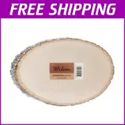 Premium Basswood Round & Oval Plaques - 7-9" D Value Box of 10 for Crafts