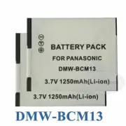 2XBattery For PANASONIC LUMIX DMW-BCM13E DMC-ZS30 DMC-FT5 DMC-TS5 DMC-TZ37 TZ40