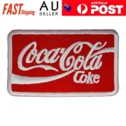 Coca Cola Coke Iron on Patch Label Logo Rounded Rectangular 7.7×4.5×0.1cm(1.8g)