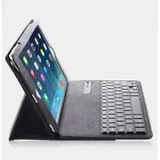 Wireless Bluetooth Keyboard Leather Case Stand For Apple iPad Air iPad 5 - Black