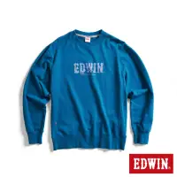 在飛比找momo購物網優惠-【EDWIN】男裝 露營系列 森林LOGO寬版厚長袖T恤(土