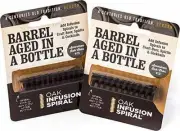 2 Pack - Barrel Aged In A Bottle Oak Infusion Spiral. Barrel Age Your Whiskey