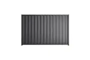 Stratco Good Neighbour Wavelok Fence Panel Sheet Colour: Granite, Post Track Colour: Granite