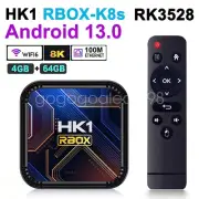 8K HD Android 13 WIFI 6 Smart TV Box HDR10+ 5G Bluetooth Streaming Media Player