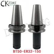1× BT50-ER32-150 x 150mm Length M24 CNC Collet Milling Chuck Holder BT50 ER32UM