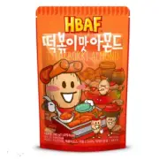 HBAF Tteokbokki Almond & Peanuts 190g Korean K-Food Snack