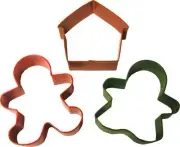 Christmas Cookie Cutter Set Wilton Gingerbread 3 Piece