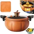 8L Fine Iron Pumpkin Micro Pressure Pot Gas Stove Universal Pan Home