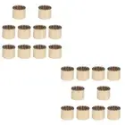 10Pcs Billiard Cue Ferrules Copper Cue Ferrules Portable Pool Cue Ferrules