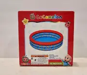 NEW CoComelon Bestway 3 Equal Rings Kid's Circular Round Pool 27 Gal 40" 2+