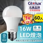 【GLOLUX 北美品牌】高亮度LED燈泡(白光)-60入組箱購