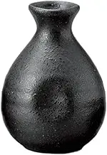 Black Karatsu Tokuri (Small) [3.0 x 4.1 inches (7.5 x 10.5 cm), 5.9 fl oz (150 cc)] | Tokkuri |