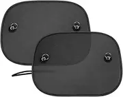 AumoToo Car Sun Shade, 2 Pack Car Side Window Sunshades Universal Baby Sun Shades Blocking Harmful UV Rays Sun Glare Heat for Baby Kids Pets, 44cm*36cm (Suction cup Stick)