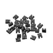 30pcs 2.54mm Pin Header Jumper Cap Short Circuit Connection Cap Black
