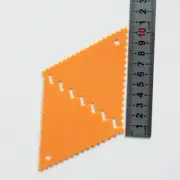 4 Sets Cake Combs for Icing Triangle Cooking Chocolate Scraper