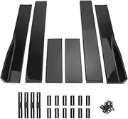 Compatible for F07 F10 F11 530i 535i 528i 86.6'' Side Skirt Splitter Spoiler Lip Rocker Panel Extensions Body Kit Car Bumpers Black
