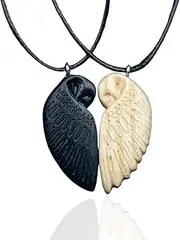 Wooden Owl Pendants,Vintage Owl Pendants,Handmade Couple Owl Chain,Couple Owl Chain,Lucky Owl Necklace Pendants For Birthday Party Gifts,Valentine'S Day & Special Occasions