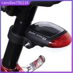 (✿CYCLING✿)2 LED RED BICYCLE SOLAR ENERGY RECHARGEABLE TAIL