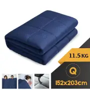 WEIGHTED BLANKET QUEEN Heavy Gravity NAVY BLUE 11.5KG