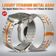 Titanium Metal Strap Band For Apple Watch Ultra 2 Series 9-1 & SE 44/45/46/49MM