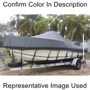 Carver 74305F-10 Styled-To-Fit Paddle 5 Seater Travel Boat Cover, Slate Gray NEW