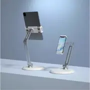 Nulaxy Tablet Desktop Stand - White - Weight Capacity up to 880g Height Angle Adjustable - Support up to 13" Smart Phone / iPad / Nintedo Switch / Kindle [TYJ-02 White]