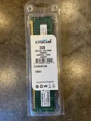 Crucial PC3-10600 2 GB DIMM 240-Pin DDR3 SDRAM Memory (CT25664BA1339) NIB