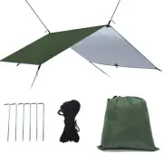 10ft Rain Fly Lightweight Tent Tarp Hammock UV Protection Camping Outdoor